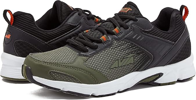 Avia Forte Men’s Running Shoes, Lightweight Trail or Running Athletic Sneakers for Men - Green, Black or Grey
