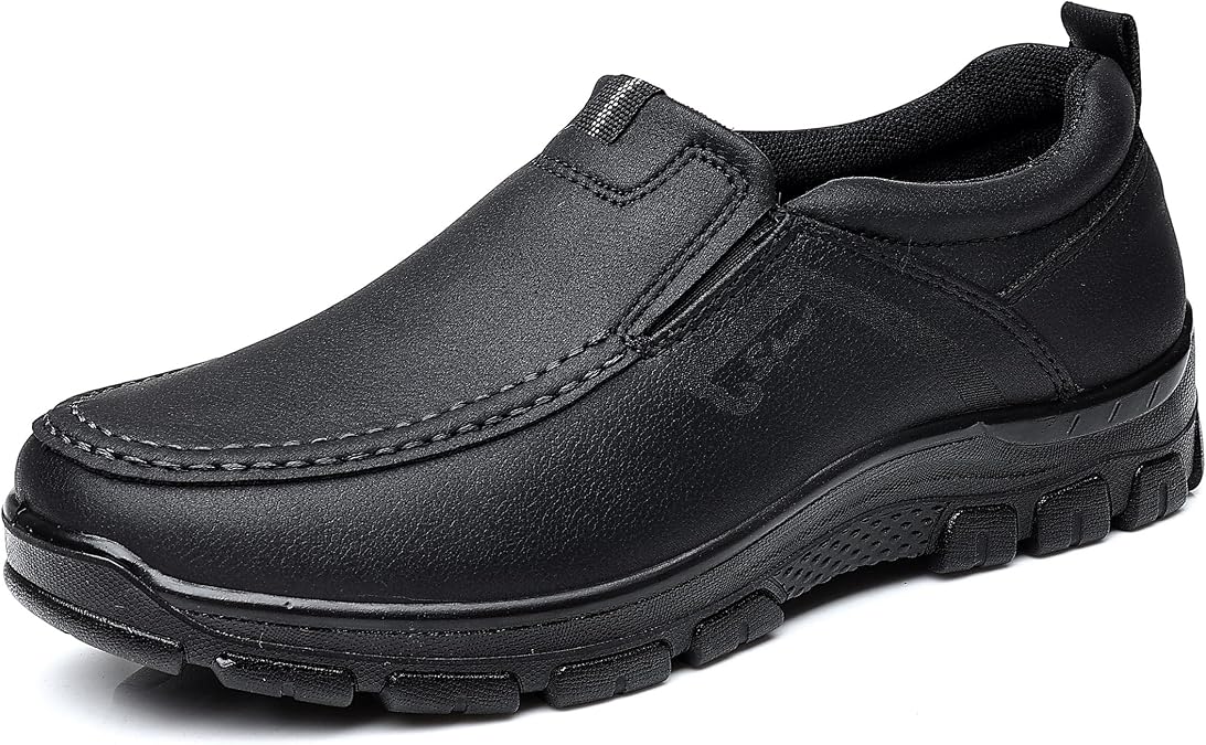 COSIDRAM Men's Slip-On Loafers Casual Lightweight Walking Shoes Daily Wear | Timeless casual shape, refined stitching craft, versatile style suitable for daily strolls and casual outdoor outings