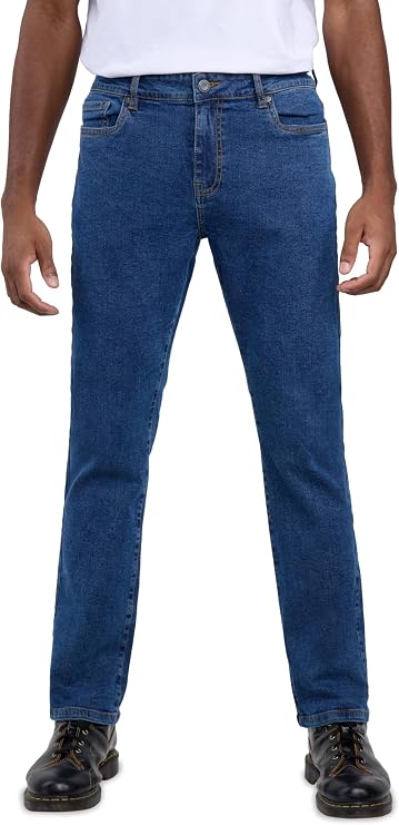 Men's Soft Slim Fit Stretch Cotton Denim Jeans Pants