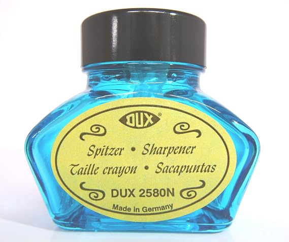 Standard Graph DUX Ink Bottle Sharpener Pencil Sharpener Made in Germany Blue