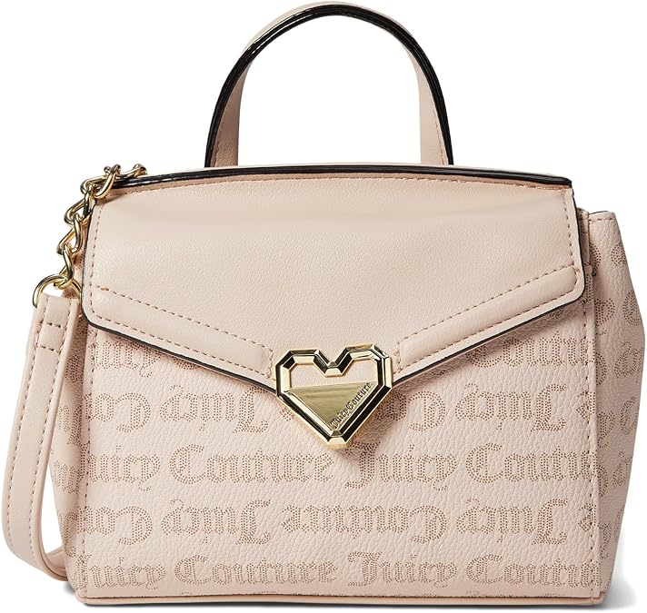 Juicy Couture Modern Chic Crossbody Sandstone Gothic Logo One Size