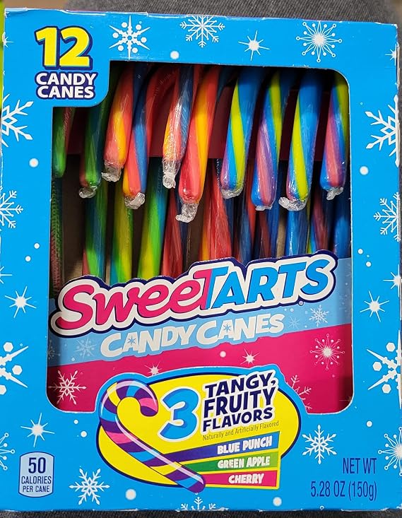 Sweetarts Candy Canes 12ct.
