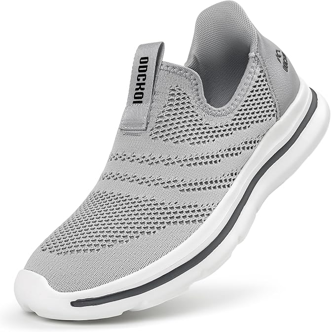 ODCKOI Mens Shoes Hands Free Slip on Walking Shoes Laceless Comfortable Tennis Sneakers