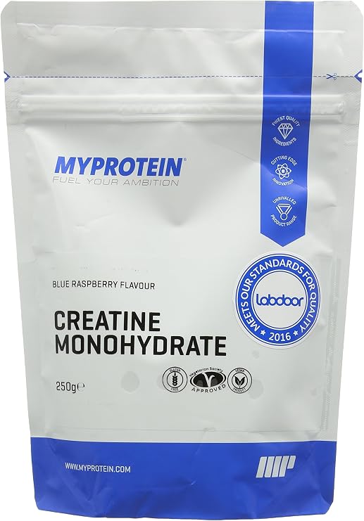 MY PROTEIN Creatine Monohydrate Creatine, 250 g, Blue Raspberry