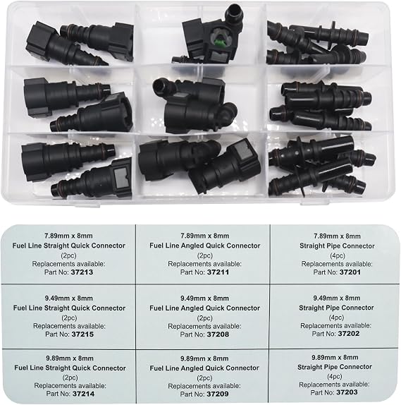 24pc Fuel Line Hose Pipe Quick Release Kit Connect 34029