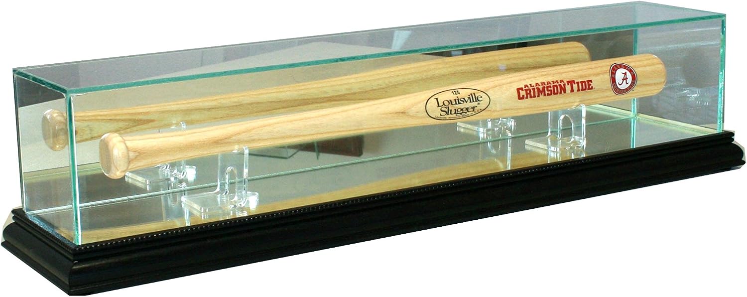 Perfect Cases MNIBSBT-B Mini Bat Display Case, Black