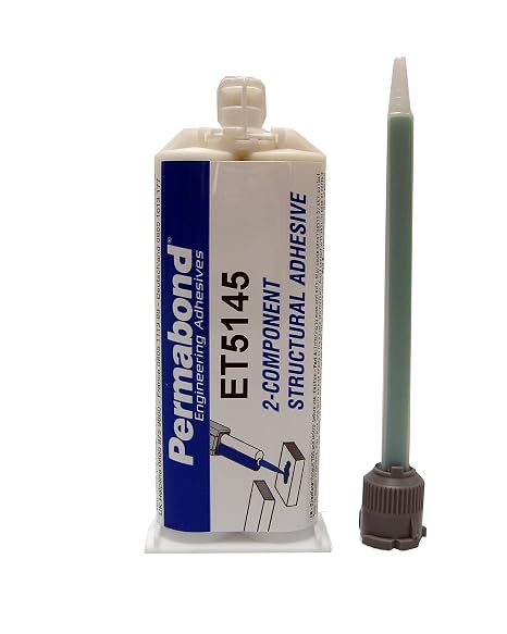 Permabond ET5145 Food Grade Epoxy Adhesive, Slow Set, 1:1 Mix Ratio, High Strength