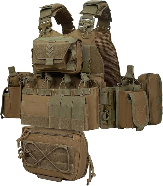 vAv YAKEDA Quick Release Tactical Outdoor Vest for Ment Adjustable Breathable Weighted Vest