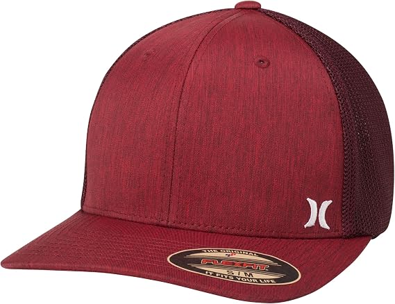 Hurley Mens Mini Icon Mesh Panel Fitted Trucker Baseball Cap