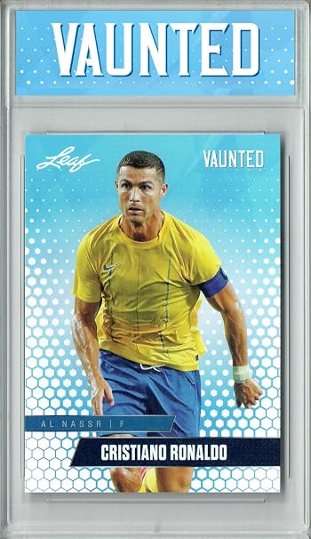 Cristiano Ronaldo Trading Card 2024 Leaf Vaunted #V-03 Debut Collection CM+