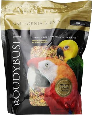 RoudyBush California Blend Bird Food, Mini 10 pound