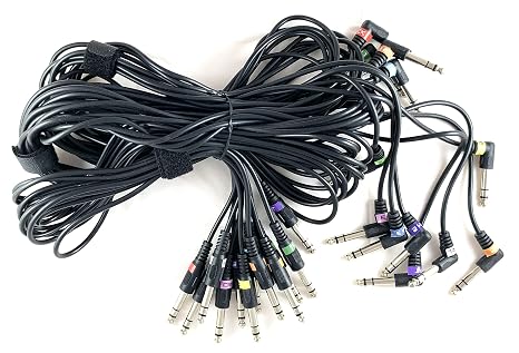 12 Cable Snake Harness Kit Replacement for ddrum DDTi Drum Trigger Interface