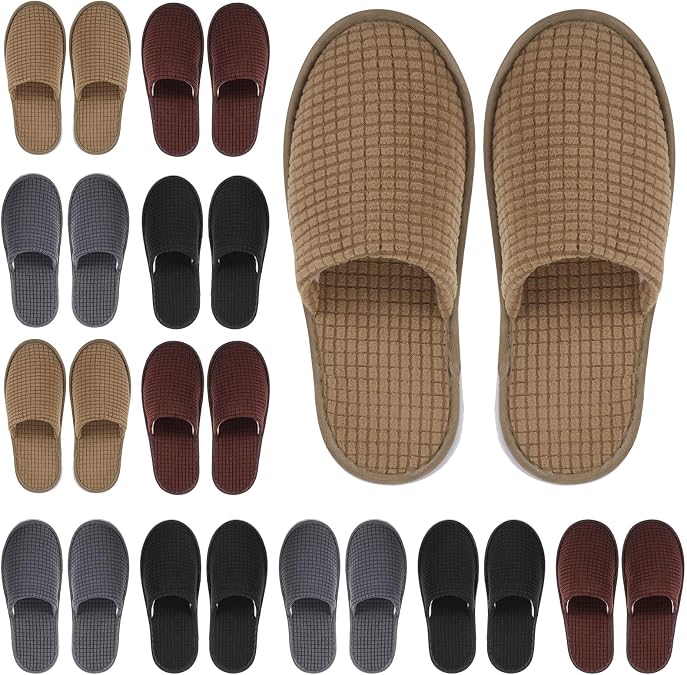 Geyoga 12 Pair House Slipper for Guest
