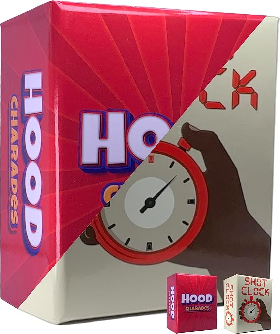 Black Owned Black Culture Bundle: Hood Charades & Shot Clock Adult Trivia Games for Night Parties! Celebrate Your Heritage with These Urban Games!