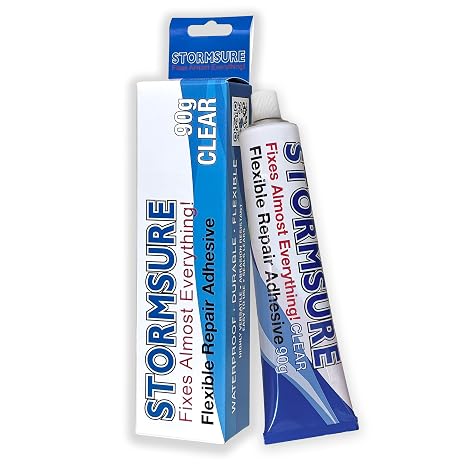 Stormsure Flexible Repair Adhesive (90g) Clear - Extra Strong, Very Durable Repair Adhesive for Universal Repairs