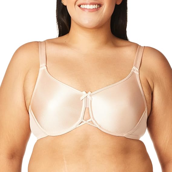 Carnival Women's Seamless Molded Minimizer Crisscross Center Bra