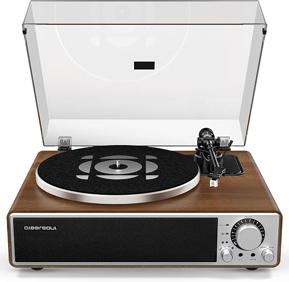 Qlearsoul ONE-Q All-in-One Record Player with Speakers, Bluetooth 5.4
