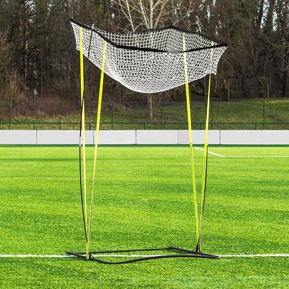 FORZA Quarterback Throwing Net - QB Target Practice Aid | Football Fade Trainer Practice Equipment | Quarterback Drop in Throwing Net | Football Training Gear