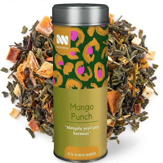 Mango Punch Loose Leaf Green Tea, 50g Gift Pack