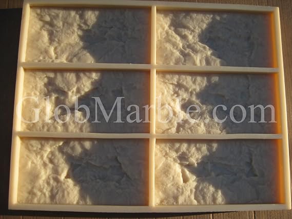 GlobMarble Rubber Molds for Plaster, Concrete, Cement Stone 1101