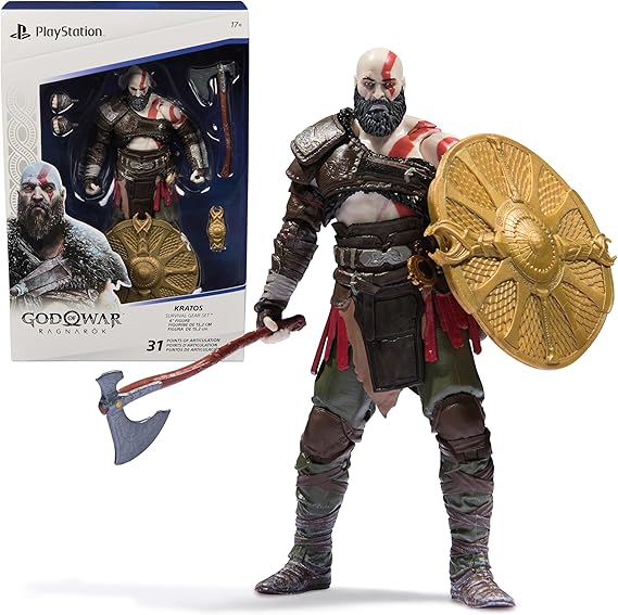 PlayStation God of War Ragnarok Kratos 6" Deluxe Figure