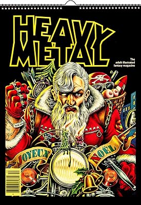 2026 Wall Calendar [12 pages 8x12] HEAVY METAL MAGAZINE Covers Pulp Fiction Comic