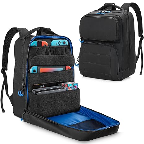 PGmoon Travel Storage Backpack Compatible with Nintendo Switch/Switch 2