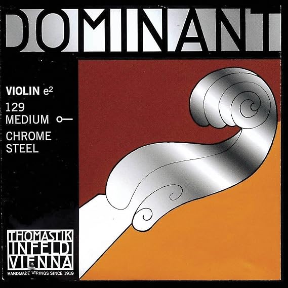 Thomastik-Infeld 129 Dominant Violin E String - 4/4 Size Plain Steel with Ball-end