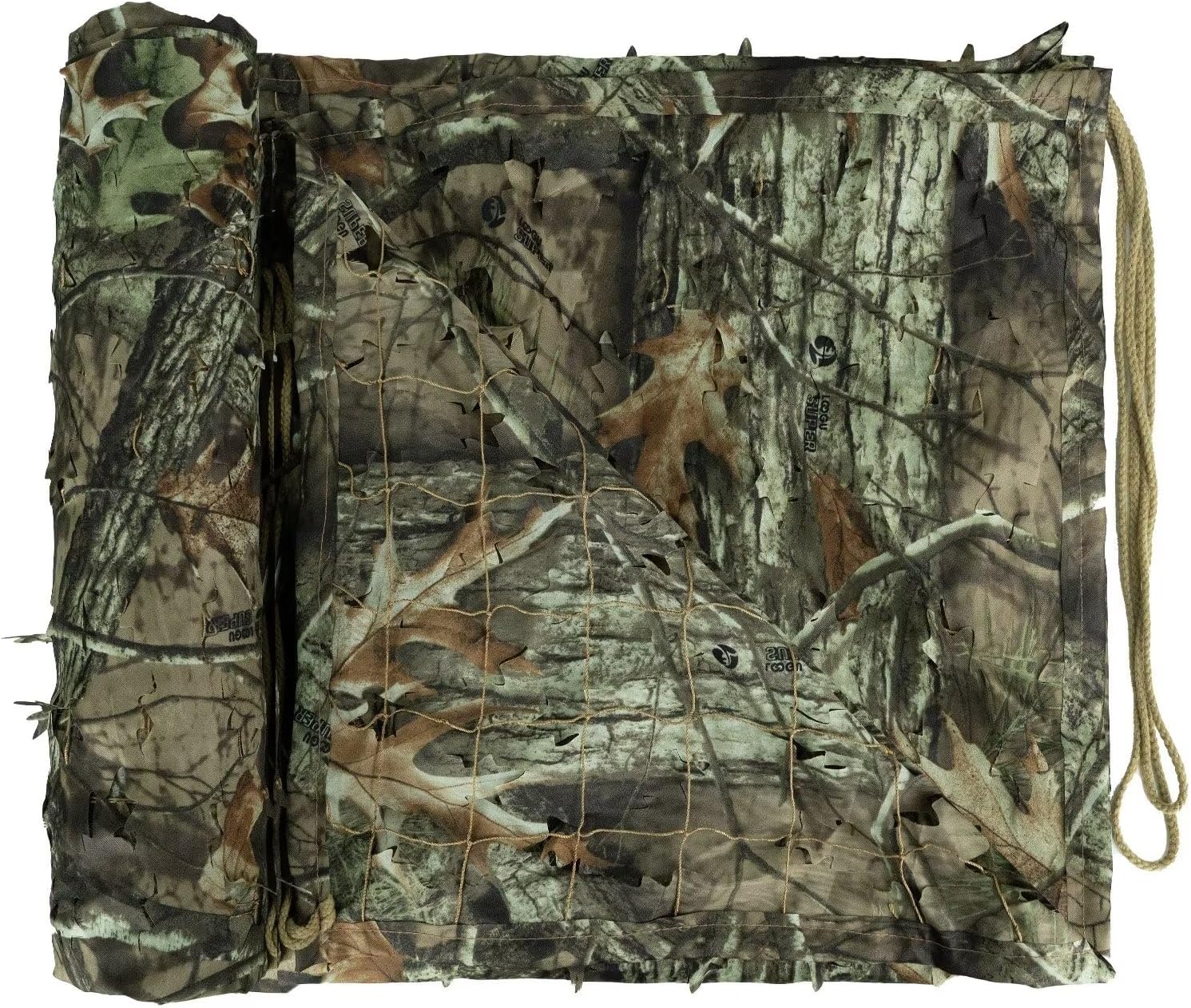 LOOGU Custom Woodland Camo Netting Camping Military Hunting Camouflage Net 6.5 x 10ft, 6.5 x 26ft, 10 x 10ft, 10 x 13ft, 10 x 16.5ft, 13 x 16.5ft, 16.5 x 20ft, 20 x 20ft