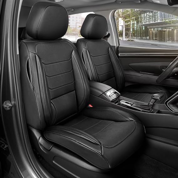 MotorBox Curated Elite Leather Seat Covers for Cars & SUVs