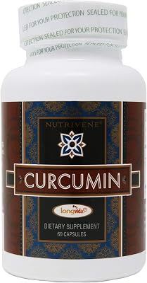 Curcumin, LongvidaTM by Nutrivene 500 mg, 60 Capsules