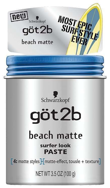 Got2B Beach Matte Surfer Look Paste, 21 oz (Pack of 6)