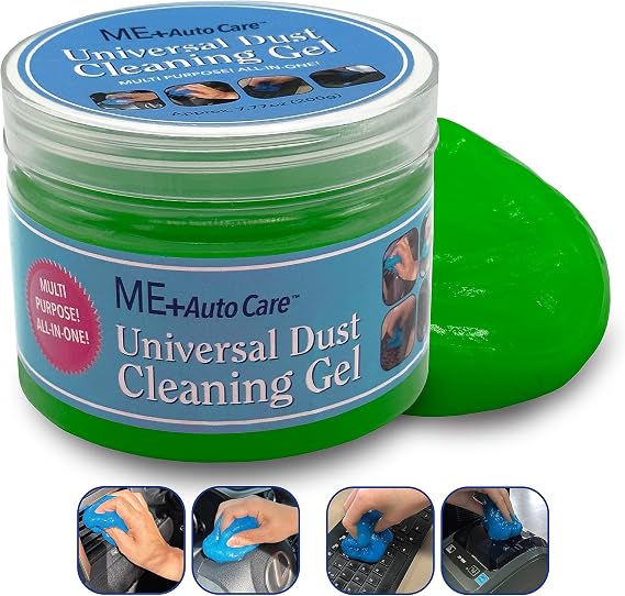 Universal Dust Cleaning Gel, ME+Auto Care, Multi Purpose, All-in-One, Cars, Computers, and Keyboards (Green)