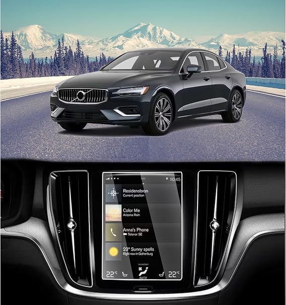 PXSWUXIE Screen Protector for Volvo XC40 XC60 XC90 S60 S90 V60 V90 8.7