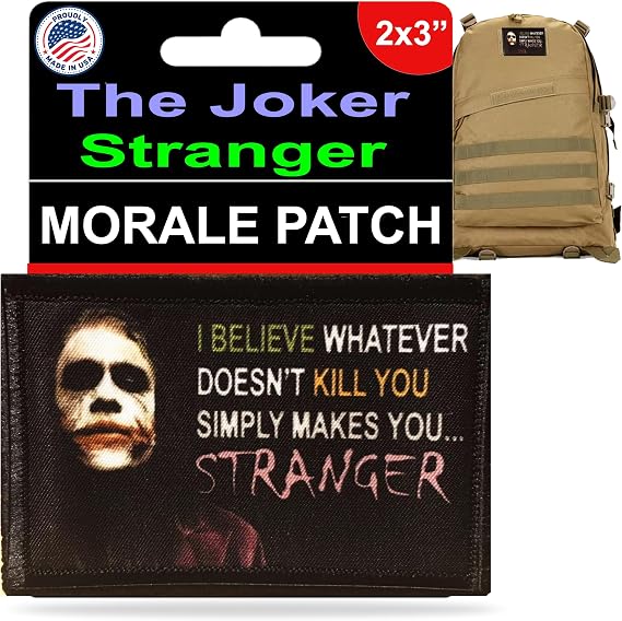 Redheaded Tshirts - Joker Strange Patch | 2x3 Tactical Joker Morale Patch