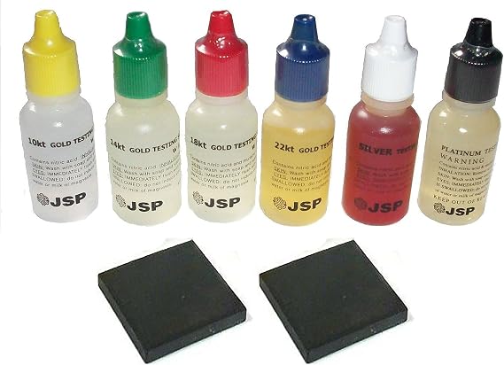 Personal Jewelry Testing Kit-Gold Silver Platinum Tests-Scrap Jewelry Shopper!