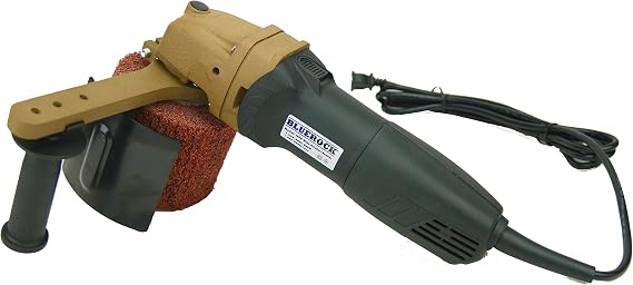 BLUEROCK Tools 120D Large Rolling Wheel Polisher Burnisher for Polishing Steel Stainless