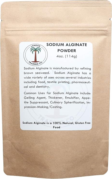 Sodium Alginate - Food Grade - 4 Ounces