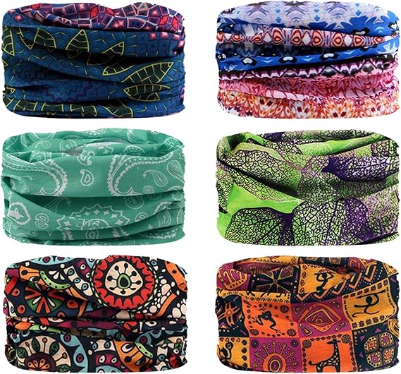 JOEYOUNG Headwear, Bandana, Neck Gaiter Head Wrap Headband Balaclava Magic Scarf