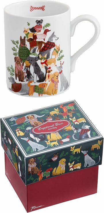 Holiday Pets Peppermint Paws 14 oz Mug