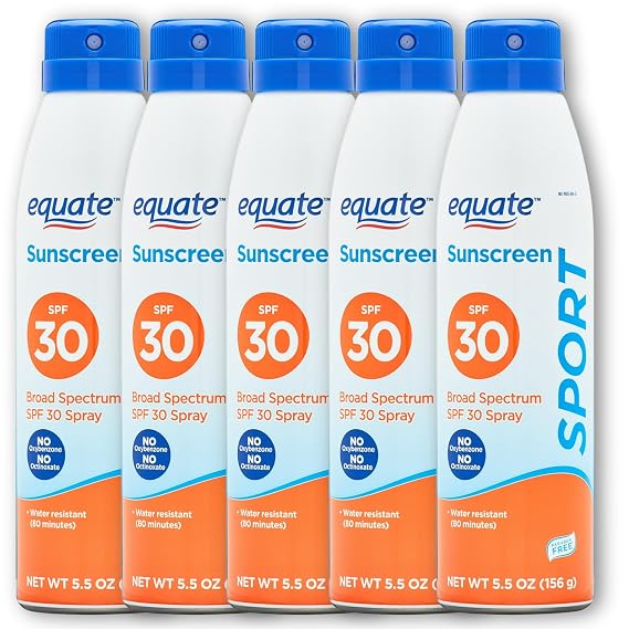 Sunscreen SPF 30- Sport Broad Spectrum Spray (Pack of 5)