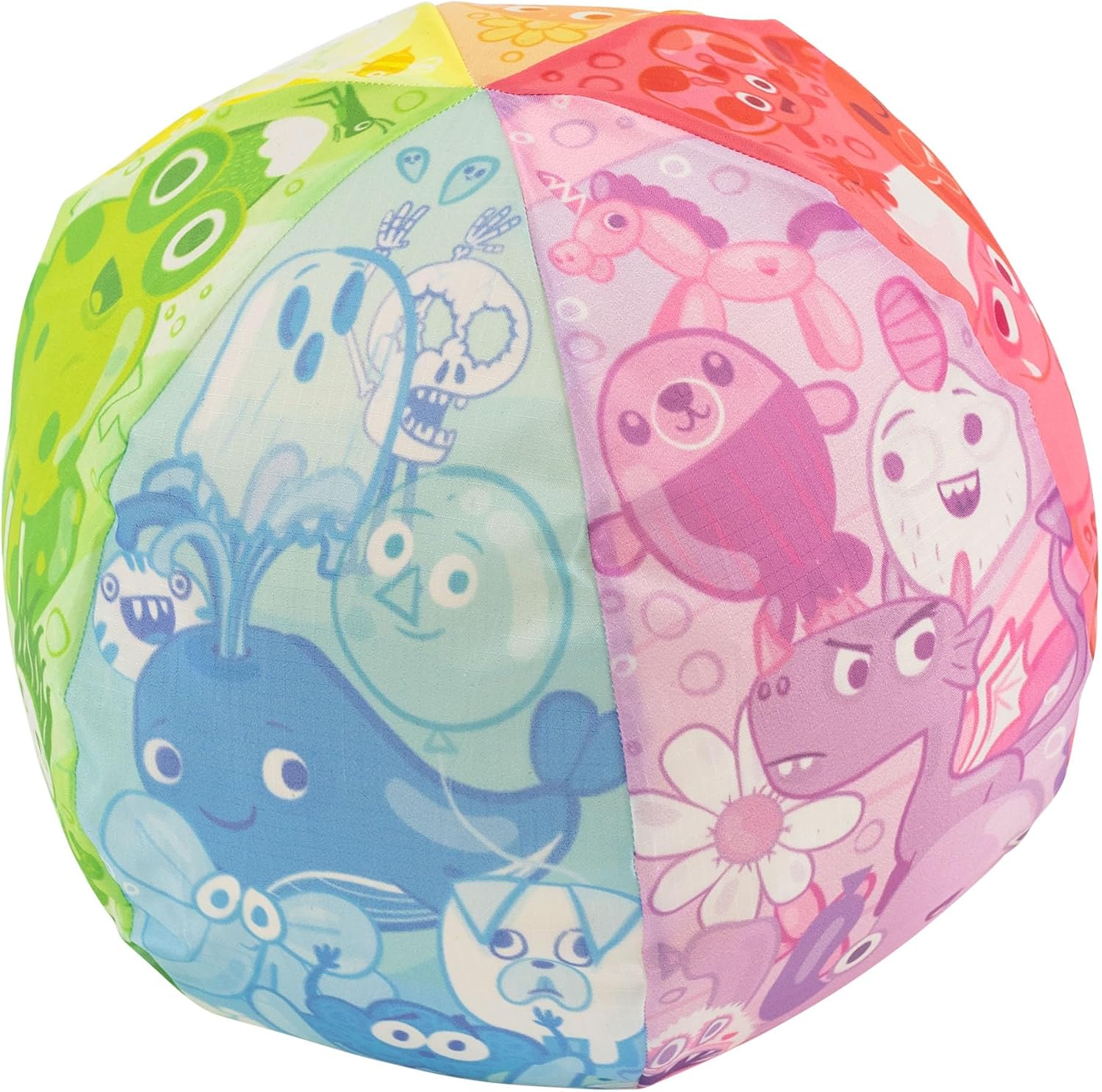 Balloon Ball, incl. Sturdy Fabric Cover & Balloons, Booklet w 10 Game Ideas, Perfect for Kids Learning to Catch, Compact, Great for Travel