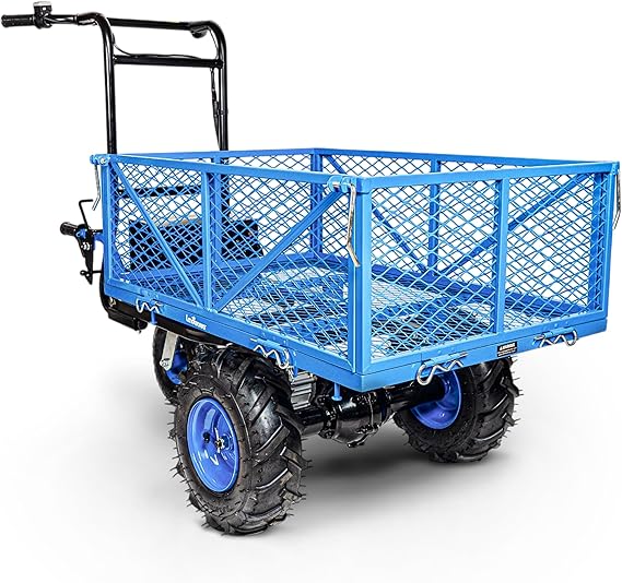 Landworks Electric Utility Cart, 500 lb Load | 48V Lead-Acid Power Wagon Uses a 500W Motor to Tow 1000 lb Through Garages, Warehouses and Outdoor Areas