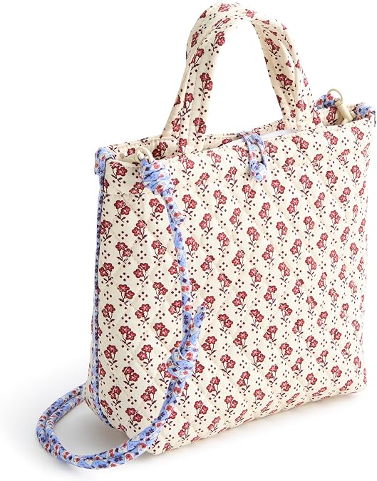 Vera Bradley Women's Premium Cotton Mini Original Tote Bag