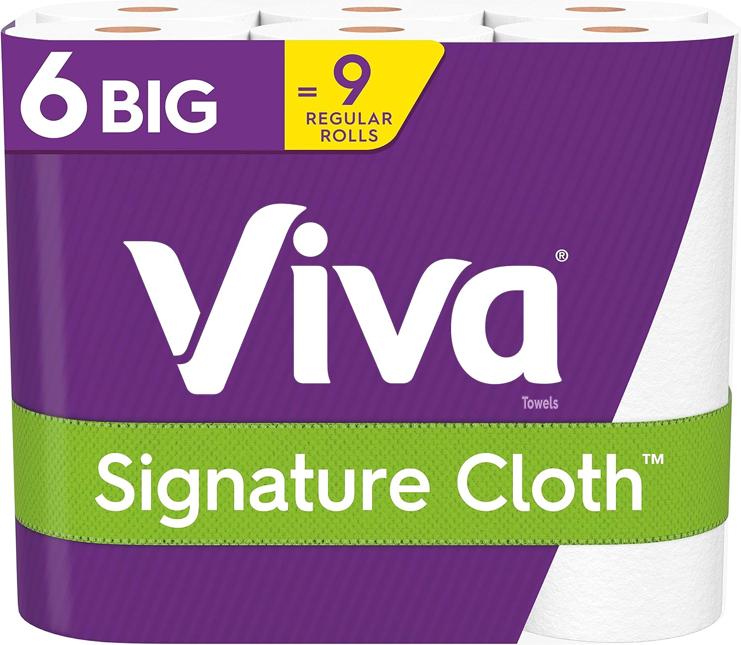 Viva Signature Cloth, Choose-A-Sheet - 6 Big Rolls = 9 Regular Rolls 78 Sheets Per Roll