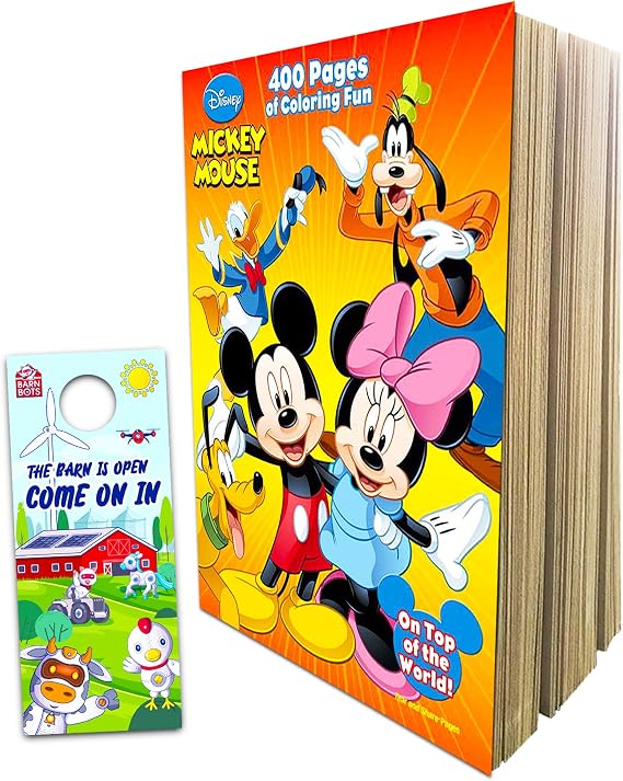 Disney Mickey Mouse: 400 Pages of Coloring Fun