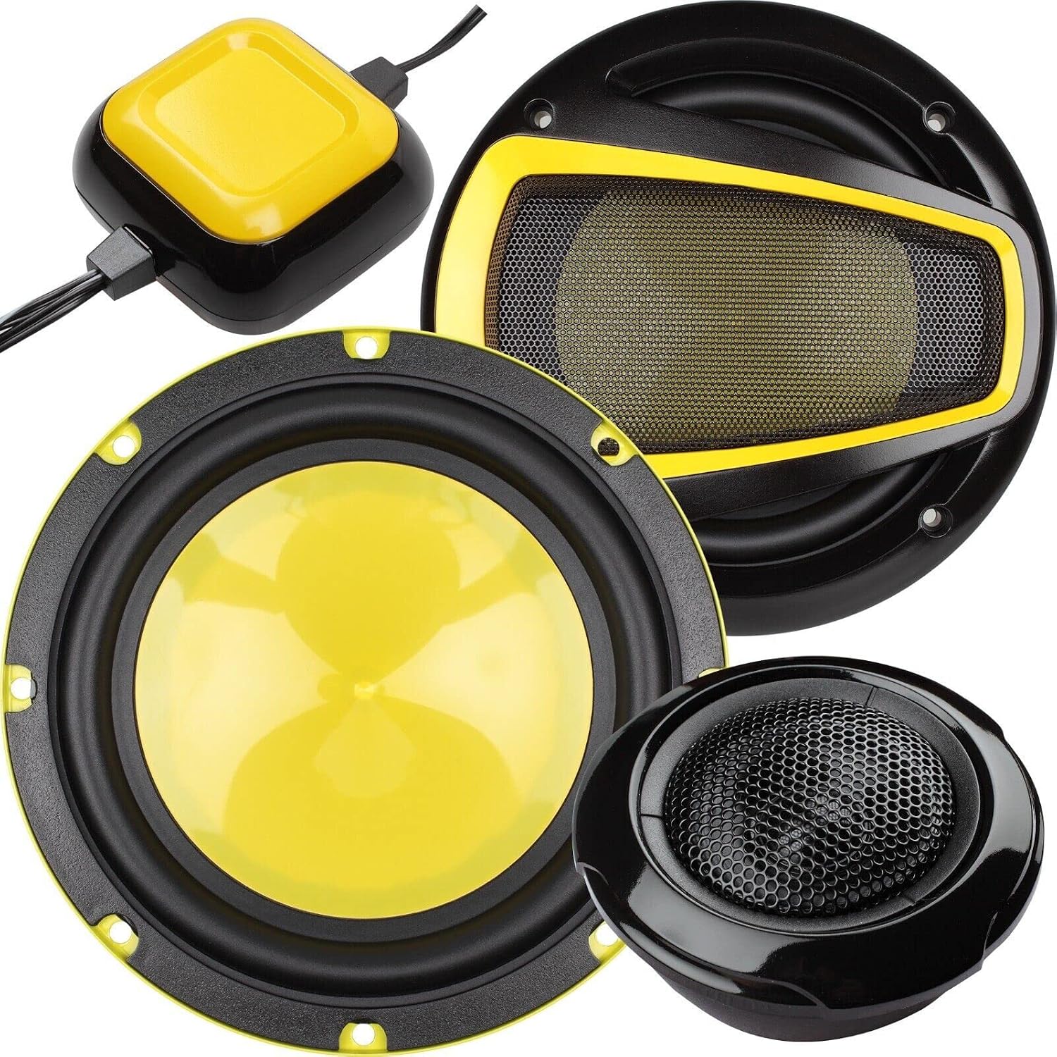 AUDIOTEK 660C 6.5 2-Way Car Audio Component Speaker System 6-12