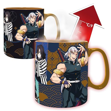 ABYSTYLE Demon Slayer Hashira Heat Change Ceramic Novelty Coffee & Tea 460ml / 15.5oz Mug
