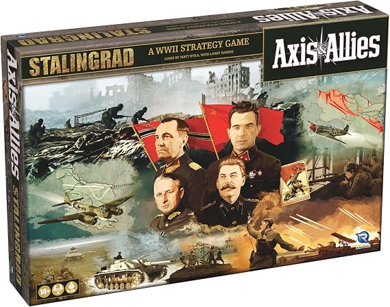 Renegade Axis & Allies: Stalingrad Board Game | Epic WW2 strategy board game for 2 players, ages 14+, 180-300 min. Includes 151 plastic miniatures and 2 dual boards.