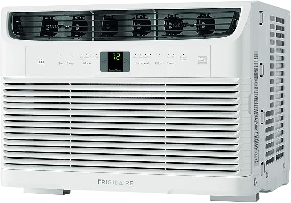 Frigidaire Energy Star 5,000 BTU 115V Window-Mounted Mini Air Conditioner & Dehumidifier with Remote Control for Small Rooms up to 150 Sq.Ft.